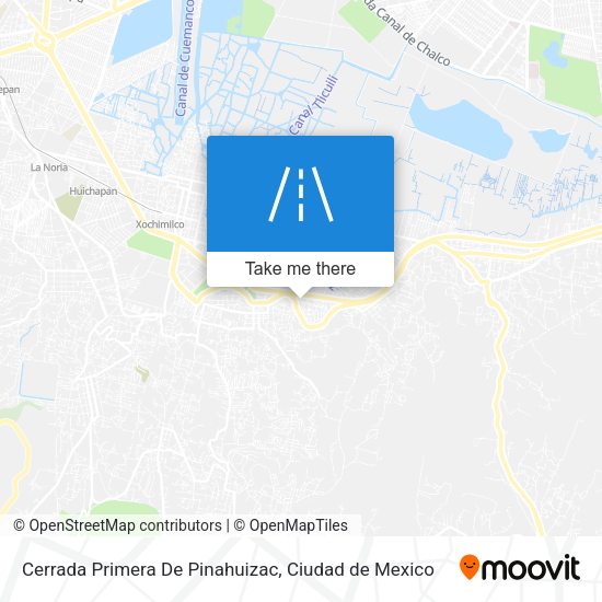 Mapa de Cerrada Primera De Pinahuizac