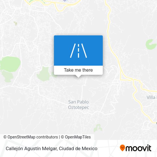 Callejón Agustín Melgar map