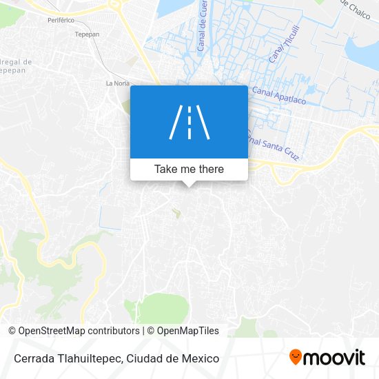 Cerrada Tlahuiltepec map