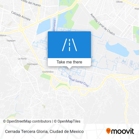 Cerrada Tercera Gloria map