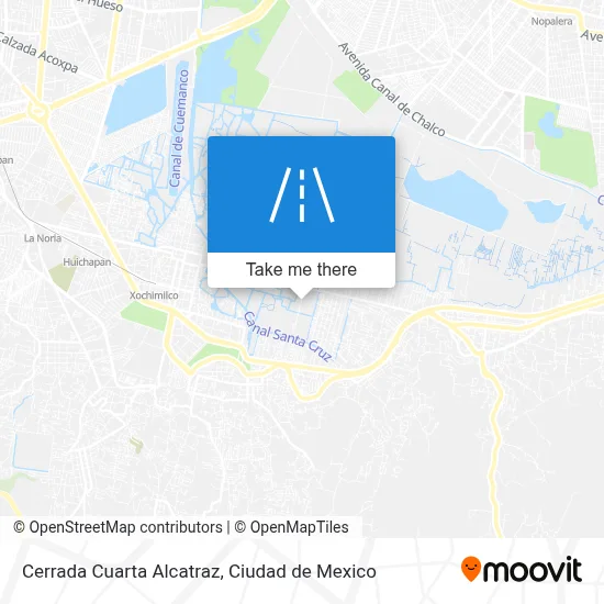 Cerrada Cuarta Alcatraz map