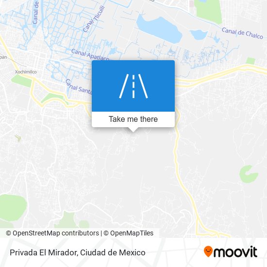 Privada El Mirador map