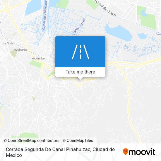 Mapa de Cerrada Segunda De Canal Pinahuizac