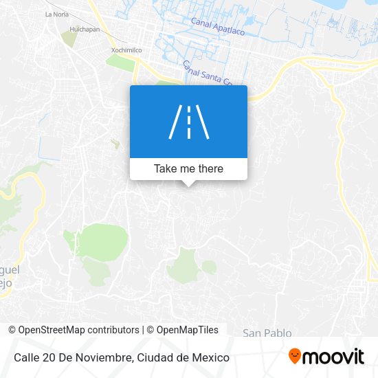 Mapa de Calle 20 De Noviembre