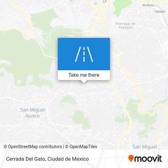 Cerrada Del Gato map