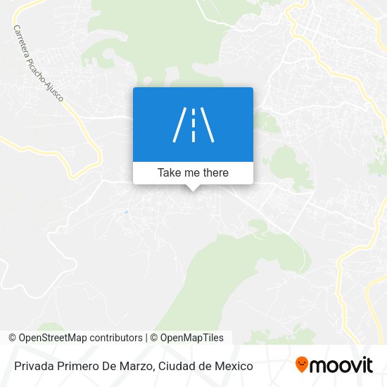 Mapa de Privada Primero De Marzo