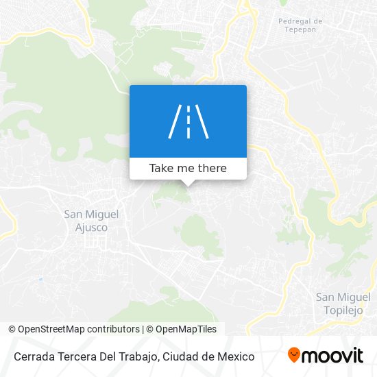 Cerrada Tercera Del Trabajo map