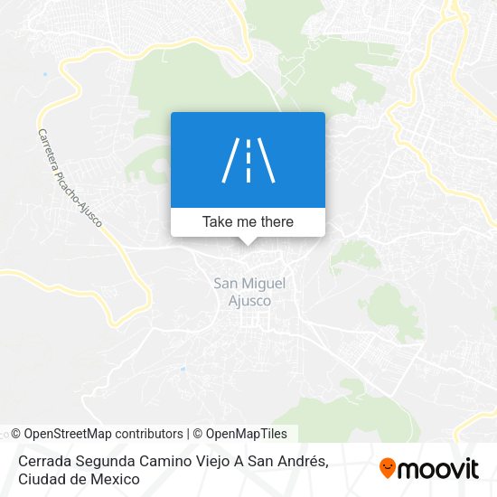 Mapa de Cerrada Segunda Camino Viejo A San Andrés