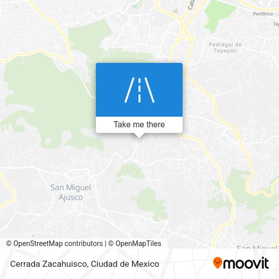 Cerrada Zacahuisco map