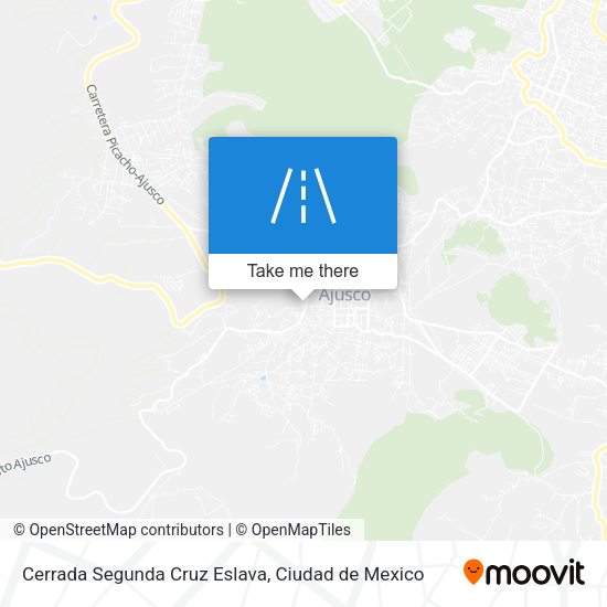 Cerrada Segunda Cruz Eslava map