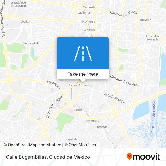 Mapa de Calle Bugambilias
