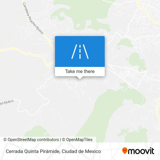 Cerrada Quinta Pirámide map