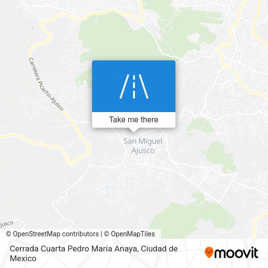 Cerrada Cuarta Pedro María Anaya map