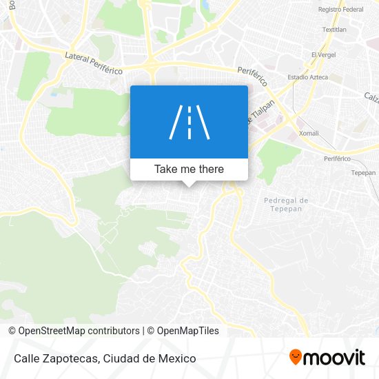 Calle Zapotecas map