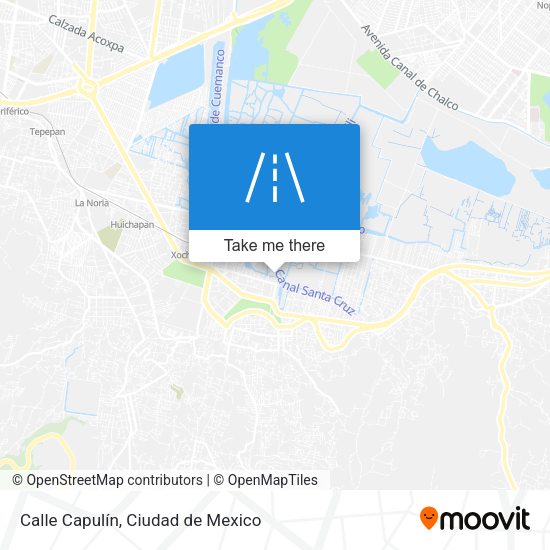 Calle Capulín map