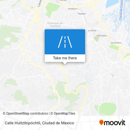 Mapa de Calle Huitzilopóchtli