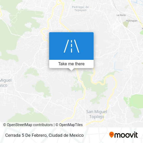 Cerrada 5 De Febrero map
