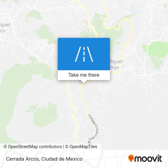 Mapa de Cerrada Arcos