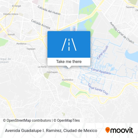Mapa de Avenida Guadalupe I. Ramírez