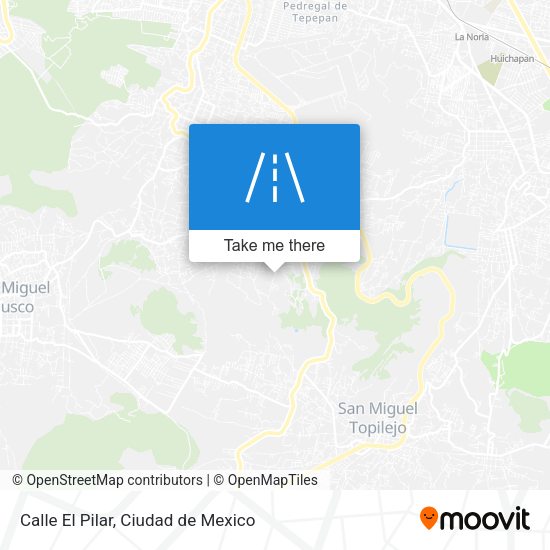 Mapa de Calle El Pilar