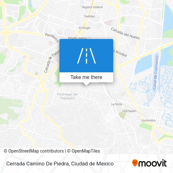 Cerrada Camino De Piedra map
