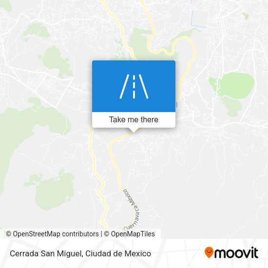 Cerrada San Miguel map