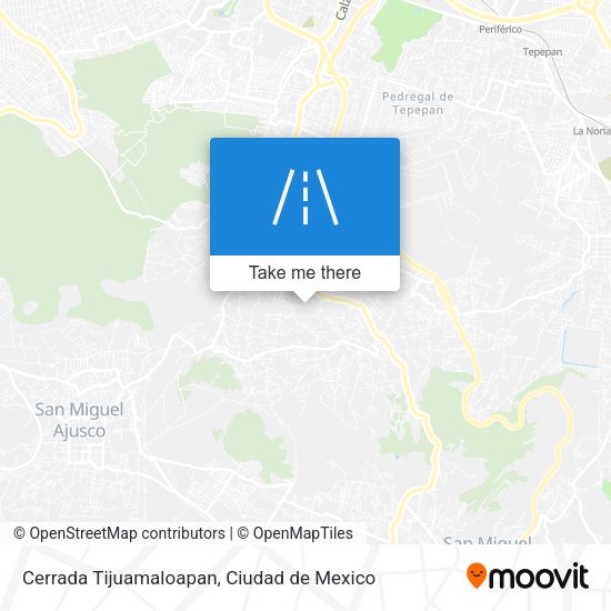Cerrada Tijuamaloapan map