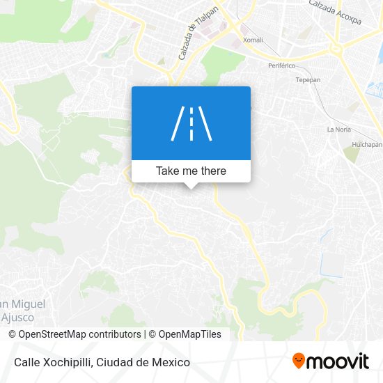 Mapa de Calle Xochipilli