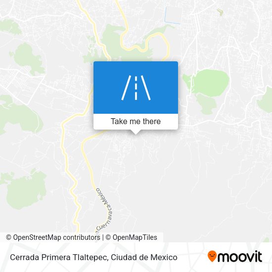 Mapa de Cerrada Primera Tlaltepec