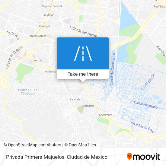 Privada Primera Majuelos map