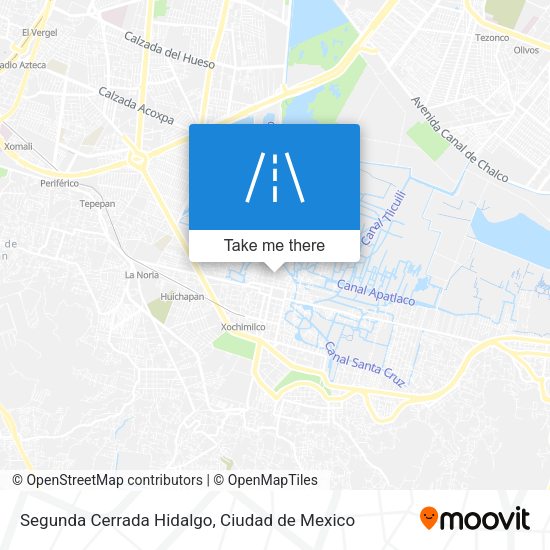 Segunda Cerrada Hidalgo map