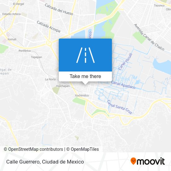 Calle Guerrero map