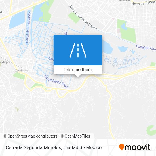 Mapa de Cerrada Segunda Morelos