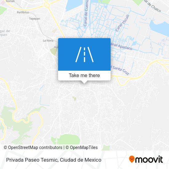 Mapa de Privada Paseo Tesmic