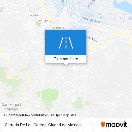 Mapa de Cerrada De Los Cedros