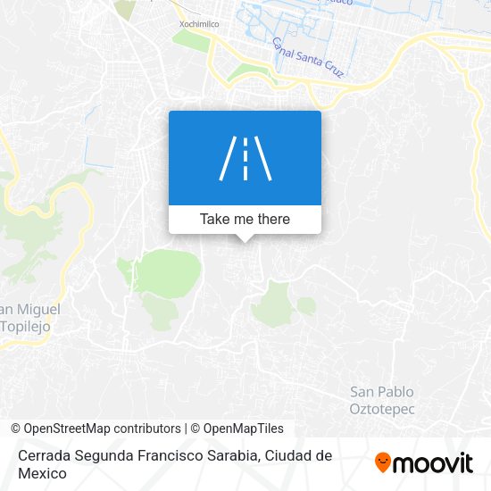 Cerrada Segunda Francisco Sarabia map