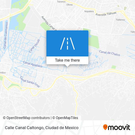 Calle Canal Caltongo map