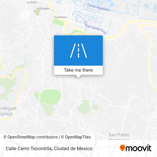 Calle Cerro Tezontitla map