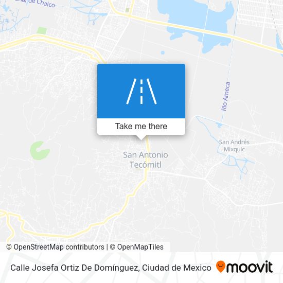 Mapa de Calle Josefa Ortiz De Domínguez