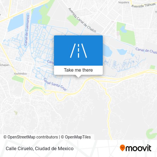 Mapa de Calle Ciruelo