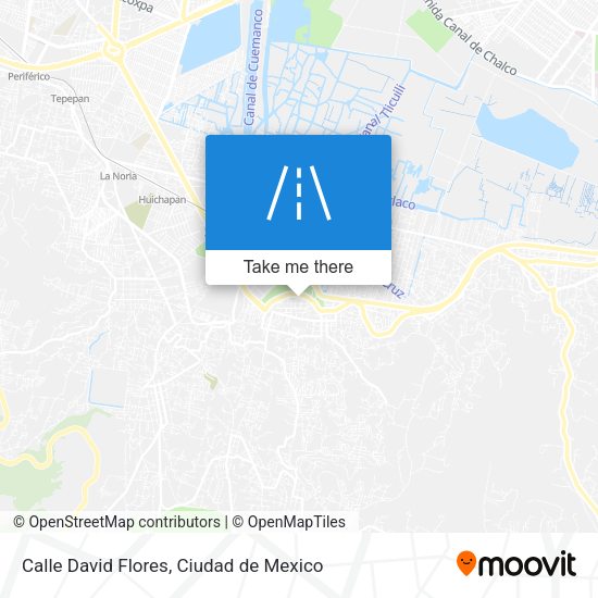 Calle David Flores map