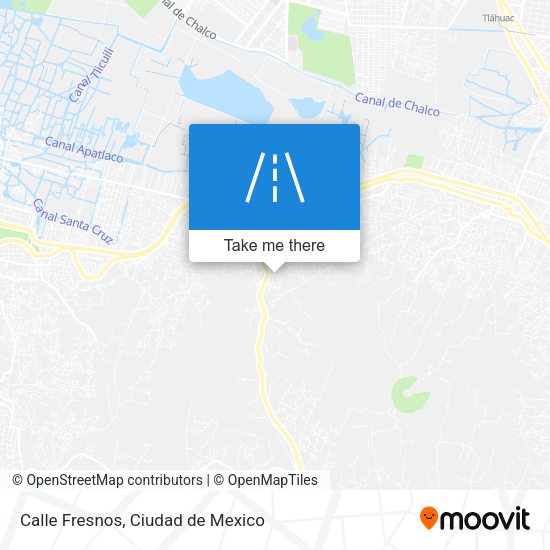 Mapa de Calle Fresnos