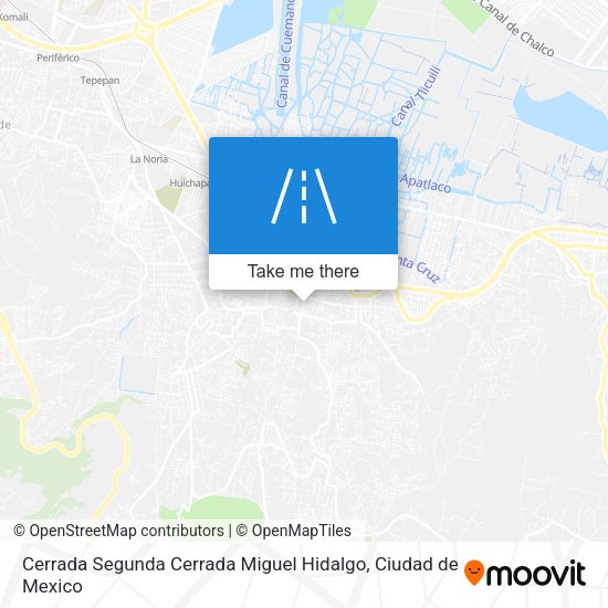 Mapa de Cerrada Segunda Cerrada Miguel Hidalgo