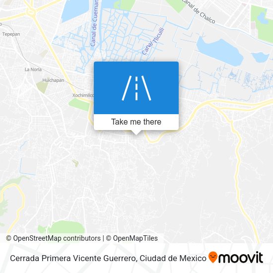 Cerrada Primera Vicente Guerrero map