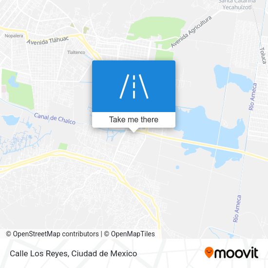 Mapa de Calle Los Reyes