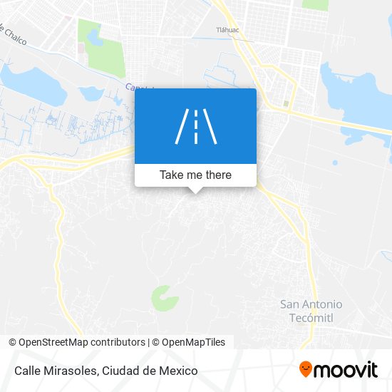 Calle Mirasoles map