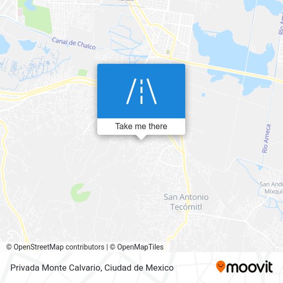 Privada Monte Calvario map