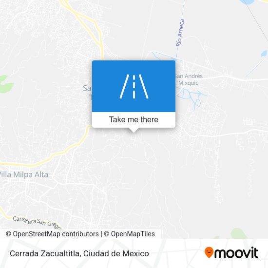 Cerrada Zacualtitla map