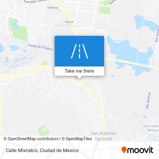 Calle Mixcalco map