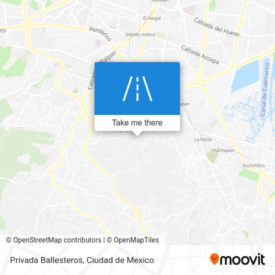 Privada Ballesteros map